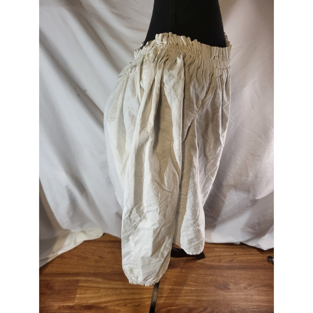 Threads Of Time White Renaissance Cosplay Ruffle Under Shirt - Picture 3 of 5